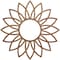 Ekena Millwork Daisy Wood Fretwork Pierced Ceiling Medallion, Walnut, 22"OD x 7 5/8"ID x 3/8"T CMWP22X22X0375DAWA - alternate 1